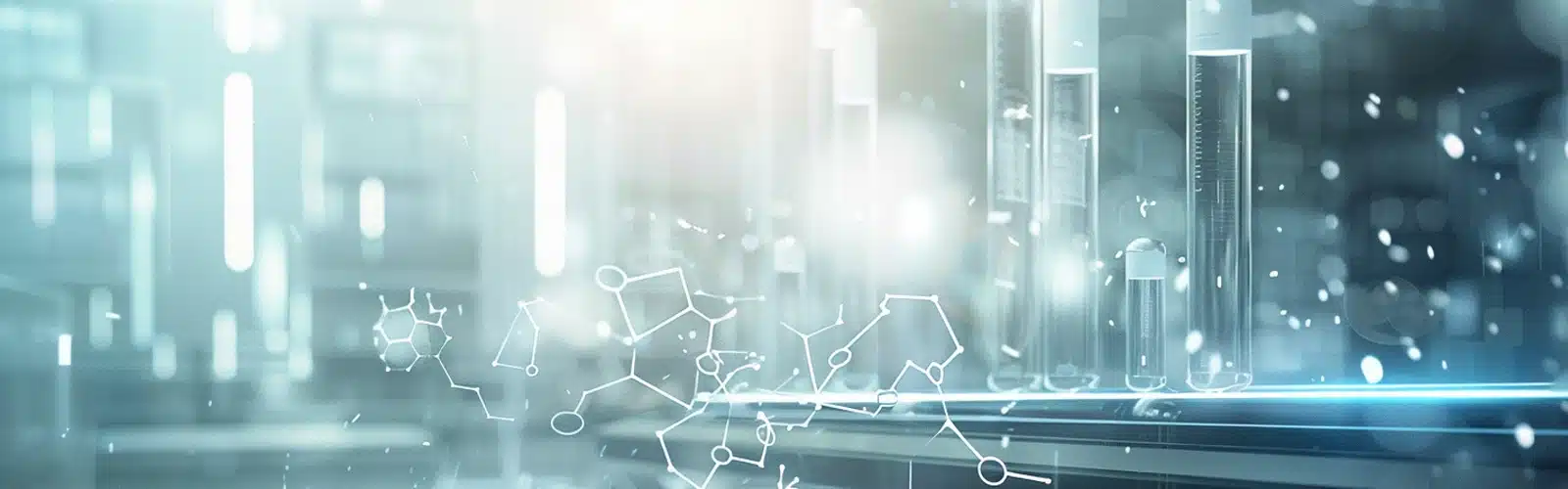 doseringsschema-för-peptider Bannerbild som visar futuristiska molekyler och DNA-strängar, symboliserar vikten av ett korrekt doseringsschema för peptider för hälsa, prestation och återhämtning.